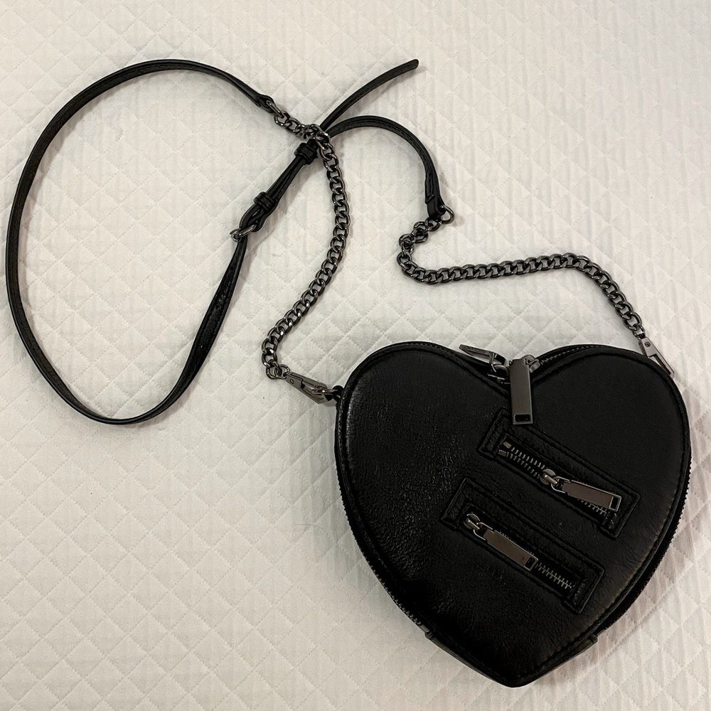Rebecca Minkoff Jamie Heart Leather Crossbody Bag